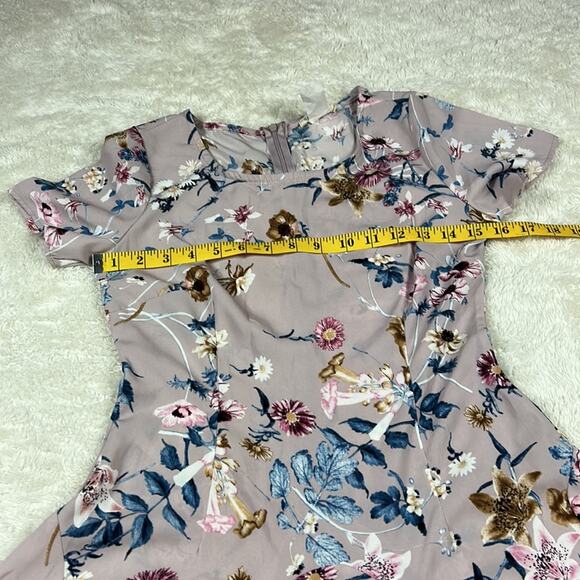 Stevie and Co. fit and flare floral print dress, size small - Picture 5 of 7